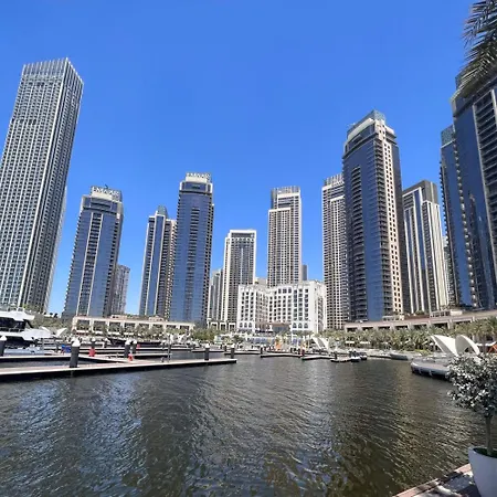 Апартаменты 4Br Penthouse At Creek Harbour Дубай Экстерьер фото